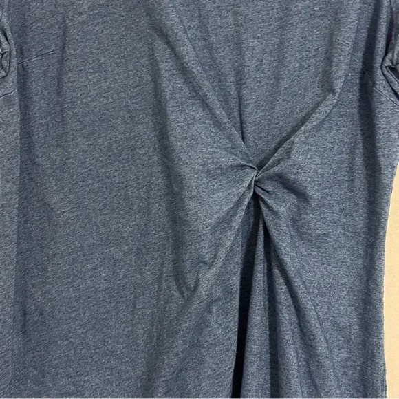 Anthropologie HOLDING HORSES Twist Front Dress Blue Size L - Picture 5 of 13